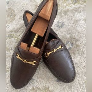Men’s Bally Canden Deerskin loafers Size 15M